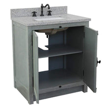 Load image into Gallery viewer, Bellaterra Home Vanity BellaTerra Home 31&quot; Single vanity in Gray Ash finish with Gray granite top and Rectangle Sink 400100-GYA-GYR