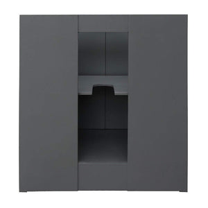 Bellaterra Home Vanity BellaTerra Home 31" Single vanity in Gray Ash finish with Gray granite top and Rectangle Sink 400100-GYA-GYR