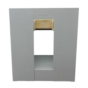 Bellaterra Home Vanity BellaTerra Home 31" Single vanity in Gray Ash finish with Gray granite top and Rectangle Sink 400101-GYA-GYR