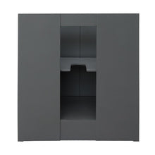 Load image into Gallery viewer, Bellaterra Home Vanity BellaTerra Home 31&quot; Single vanity in Gray Ash finish with White Carrara top and Round Sink 400100-GYA-WMRD