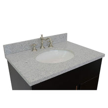 Load image into Gallery viewer, Bellaterra Home Vanity BellaTerra Home 31&quot; Single vanity in Silvery Brown finish with Gray granite top and Oval Sink 400200-SB-GYO