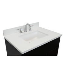 Load image into Gallery viewer, Bellaterra Home Vanity BellaTerra Home 31&quot; Single vanity in Silvery Brown finish with White Quartz top and Rectangle Sink 400200-SB-WER