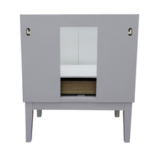 Load image into Gallery viewer, Bellaterra Home Vanity BellaTerra Home 31&quot; Single vanity in White finish with Gray granite top and Round Sink 400400-WH-GYRD