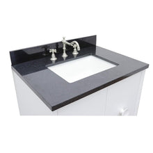 Load image into Gallery viewer, Bellaterra Home Vanity BellaTerra Home 31&quot; Single wall mount vanity in White finish with Black Galaxy top and Rectangle Sink 400400-CAB-WH-BGR