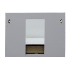 Bellaterra Home Vanity BellaTerra Home 31" Single wall mount vanity in White finish with White Carrara top and Round Sink 400400-CAB-WH-WMRD
