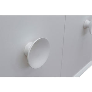 Bellaterra Home Vanity BellaTerra Home 31" Single wall mount vanity in White finish with White Quartz top and Rectangle Sink 400400-CAB-WH-WER