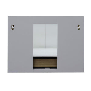 Bellaterra Home Vanity BellaTerra Home 31" Single wall mount vanity in White finish with White Quartz top and Rectangle Sink 400400-CAB-WH-WER