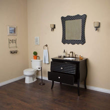 Load image into Gallery viewer, Bellaterra Home Vanity BellaTerra Home 35.4 in Single Sink Vanity-Wood-Black 203057B