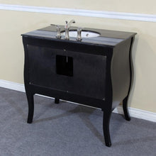 Load image into Gallery viewer, Bellaterra Home Vanity BellaTerra Home 35.4 in Single Sink Vanity-Wood-Black 203057B