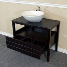 Load image into Gallery viewer, Bellaterra Home Vanity BellaTerra Home 35.5 in Single Sink Vanity-Wood-Black 804357-BL