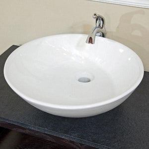 Bellaterra Home Vanity BellaTerra Home 35.5 in Single Sink Vanity-Wood-Black 804357-BL