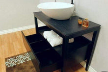 Load image into Gallery viewer, Bellaterra Home Vanity BellaTerra Home 35.5 in Single Sink Vanity-Wood-Black 804357-BL