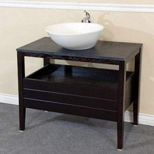 Load image into Gallery viewer, Bellaterra Home Vanity BellaTerra Home 35.5 in Single Sink Vanity-Wood-Black 804357-BL