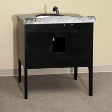 Load image into Gallery viewer, Bellaterra Home Vanity BellaTerra Home 36.6 in Single Sink Vanity-Wood-Black 203037-B