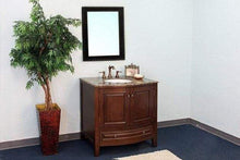 Load image into Gallery viewer, Bellaterra Home Vanity BellaTerra Home 36 in Single Sink Vanity-Wood-Dark Walnut 602205