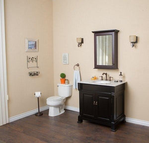 Bellaterra Home Vanity BellaTerra Home 36 in Single Sink Vanity-Wood-Espresso 205036-ES