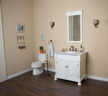 Load image into Gallery viewer, Bellaterra Home Vanity BellaTerra Home 36 in Single Sink Vanity-Wood-White 205036-WH