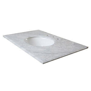 Bellaterra Home Vanity BellaTerra Home 36 in Single Sink Vanity-Wood-White 205036-WH