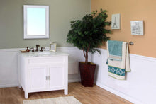 Load image into Gallery viewer, Bellaterra Home Vanity BellaTerra Home 36 in Single Sink Vanity-Wood-White 600168-36W