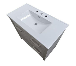 Bellaterra Home Vanity BellaTerra Home 36-inch Single Sink Vanity 502001B-36