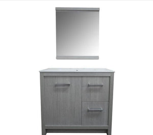 Bellaterra Home Vanity BellaTerra Home 36-inch Single Sink Vanity 502001B-36