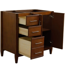 Load image into Gallery viewer, Bellaterra Home Vanity BellaTerra Home 36&quot; Single sink vanity in Walnut finish - Right door- Cabinet only 400901-36R-WA