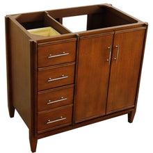 Load image into Gallery viewer, Bellaterra Home Vanity BellaTerra Home 36&quot; Single sink vanity in Walnut finish - Right door- Cabinet only 400901-36R-WA