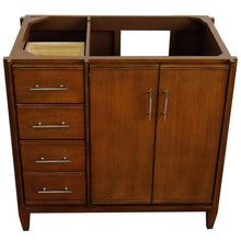 Load image into Gallery viewer, Bellaterra Home Vanity BellaTerra Home 36&quot; Single sink vanity in Walnut finish - Right door- Cabinet only 400901-36R-WA