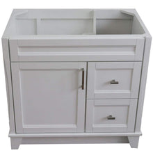 Load image into Gallery viewer, Bellaterra Home Vanity BellaTerra Home 36&quot; Single sink vanity in White Finish-Cabinet Only - Left door 400700-36L-WH