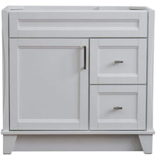 Load image into Gallery viewer, Bellaterra Home Vanity BellaTerra Home 36&quot; Single sink vanity in White Finish-Cabinet Only - Left door 400700-36L-WH