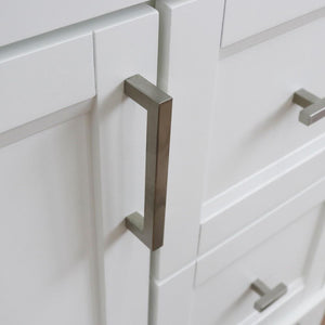 Bellaterra Home Vanity BellaTerra Home 36" Single sink vanity in White Finish-Cabinet Only - Left door 400700-36L-WH