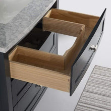 Load image into Gallery viewer, Bellaterra Home Vanity BellaTerra Home 36&quot; Single vanity-dark gray-white marble top 77612-DG-WM