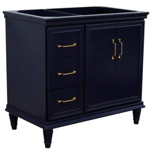 Load image into Gallery viewer, Bellaterra Home Vanity BellaTerra Home 36&quot; Single vanity in Blue finish- right door- cabinet only 400800-36R-BU