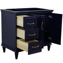 Load image into Gallery viewer, Bellaterra Home Vanity BellaTerra Home 36&quot; Single vanity in Blue finish- right door- cabinet only 400800-36R-BU