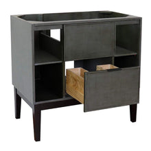Load image into Gallery viewer, Bellaterra Home Vanity BellaTerra Home 36&quot; Single vanity in Linen Gray finish - cabinet only 400502-LY