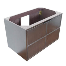 Load image into Gallery viewer, Bellaterra Home Vanity BellaTerra Home 36&quot; Single wall mount vanity in Cappuccino finish - cabinet only 400503-CAB-CP