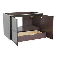 Load image into Gallery viewer, Bellaterra Home Vanity BellaTerra Home 36&quot; Single wall mount vanity in Cappuccino finish - cabinet only 400503-CAB-CP