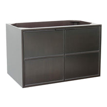 Load image into Gallery viewer, Bellaterra Home Vanity BellaTerra Home 36&quot; Single wall mount vanity in Cappuccino finish - cabinet only 400503-CAB-CP