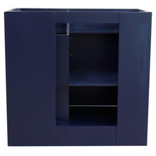 Load image into Gallery viewer, Bellaterra Home Vanity BellaTerra Home 37&quot; Single sink vanity in Blue finish with Gray granite and Left door/Left sink 400700-37L-BU-GYRL