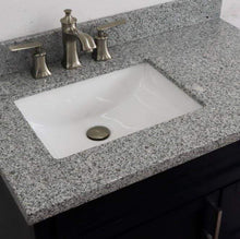 Load image into Gallery viewer, Bellaterra Home Vanity BellaTerra Home 37&quot; Single sink vanity in Blue finish with Gray granite and Left door/Left sink 400700-37L-BU-GYRL