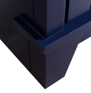 Bellaterra Home Vanity BellaTerra Home 37" Single sink vanity in Blue finish with Gray granite and Left door/Left sink 400700-37L-BU-GYRL