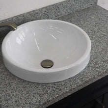 Load image into Gallery viewer, Bellaterra Home Vanity BellaTerra Home 37&quot; Single sink vanity in Blue finish with Gray granite and Left door/Round Left sink 400700-37L-BU-GYRDL