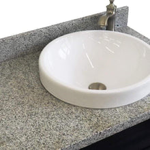 Load image into Gallery viewer, Bellaterra Home Vanity BellaTerra Home 37&quot; Single sink vanity in Blue finish with Gray granite and LEFT round sink- RIGHT drawers 400700-37R-BU-GYRDR