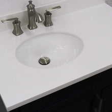 Load image into Gallery viewer, Bellaterra Home Vanity BellaTerra Home 37&quot; Single sink vanity in Blue finish with White quartz and Left door/Left sink 400700-37L-BU-WEOL