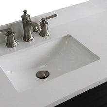 Load image into Gallery viewer, Bellaterra Home Vanity BellaTerra Home 37&quot; Single sink vanity in Dark Gray finish with White quartz and Left door/Left sink 400700-37L-DG-WERL
