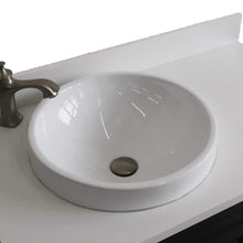 Load image into Gallery viewer, Bellaterra Home Vanity BellaTerra Home 37&quot; Single sink vanity in Dark Gray finish with White quartz and Left door/Round Left sink 400700-37L-DG-WERDL