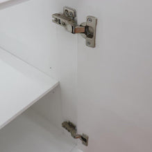 Load image into Gallery viewer, Bellaterra Home Vanity BellaTerra Home 37&quot; Single sink vanity in White finish with Black galaxy granite and LEFT round sink- RIGHT drawers 400700-37R-WH-BGRDR