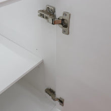 Load image into Gallery viewer, Bellaterra Home Vanity BellaTerra Home 37&quot; Single sink vanity in White finish with White carrara marble and LEFT round sink- RIGHT drawers 400700-37R-WH-WMRDR