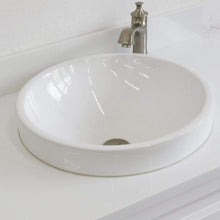 Load image into Gallery viewer, Bellaterra Home Vanity BellaTerra Home 37&quot; Single Sink Vanity in White Finish with White Quartz and Left Door/Center Sink 400700-37L-WH-WERDC