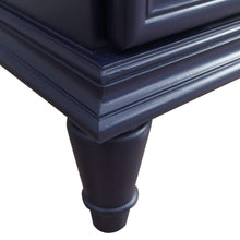 Load image into Gallery viewer, Bellaterra Home Vanity BellaTerra Home 37&quot; Single vanity in Blue finish with White Carrara and oval sink- Right door/Right sink 400800-37R-BU-WMOR